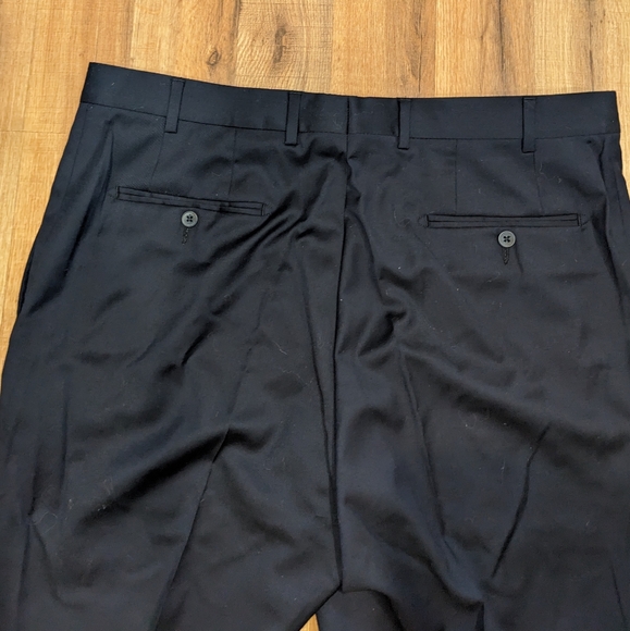 NWOT Kirkland Signature Men's Pleated Italian Wool Dress Slacks 38 x 29 - Picture 14 of 15